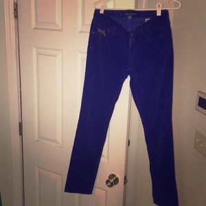 Ralph Lauren Royal Blue Corduroy Pants